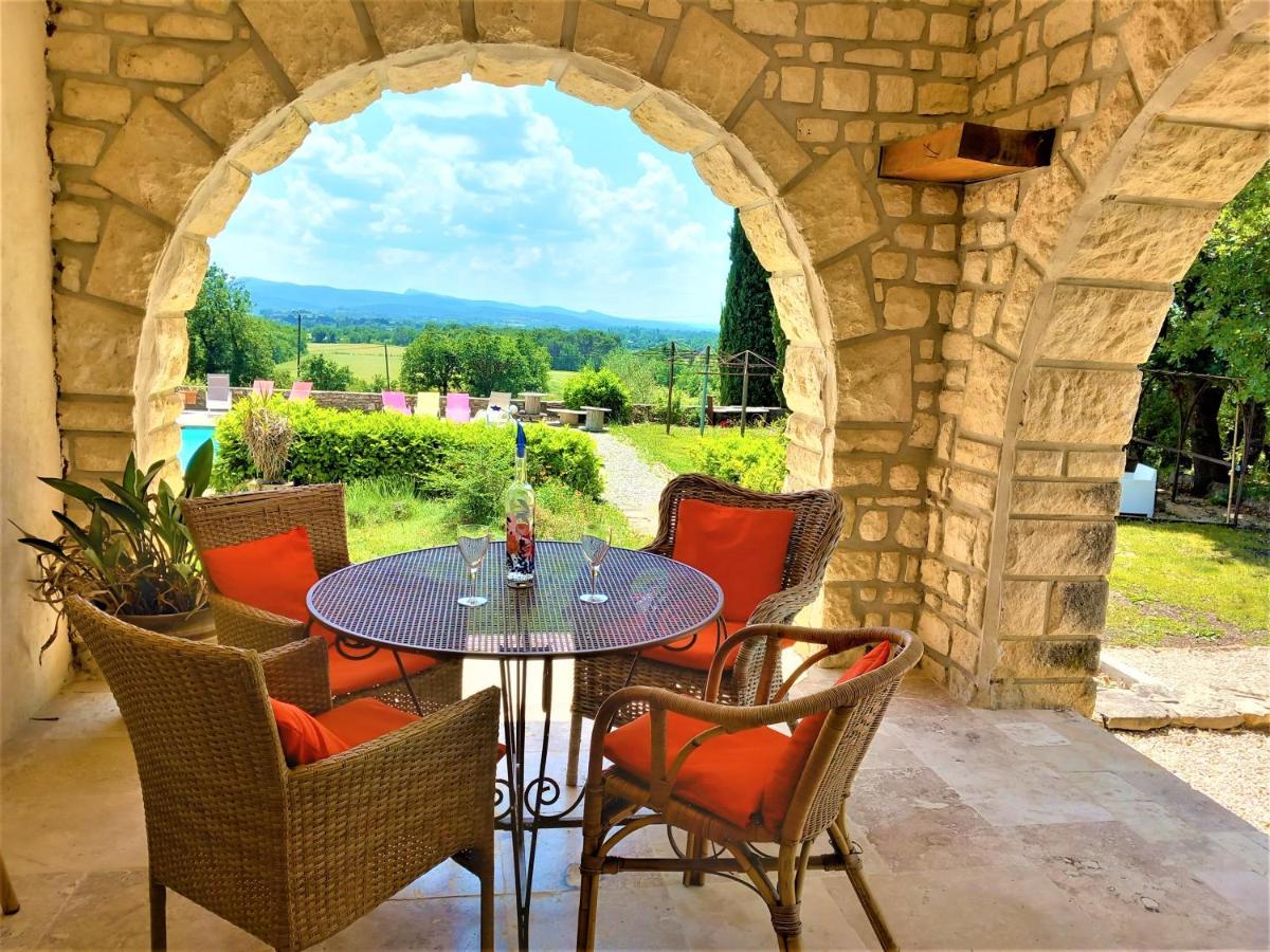 Mas Des Broussonnetiers Apartment Barjac  Exterior foto